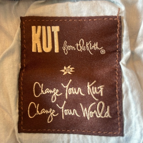 Kut from the Kloth - high rise skinny stretchy medium wash blue jeans - size 12 - Picture 4 of 6